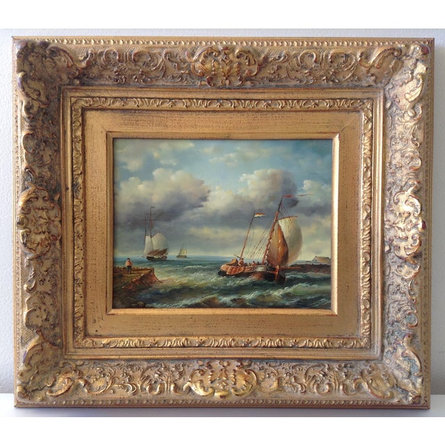 Homage 18th C French Maritime Oil Painting Ii Chairish