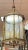 1970s Vintage Brass six lighLantern in English Regency Georgian American Federal Style For Sale - Image 5 of 12
