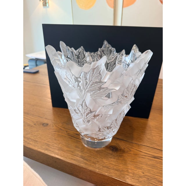 2020s Lalique Champs-Élysées Vase For Sale - Image 5 of 8