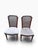 Textile Vintage French Provincial Cane-Back Side Chairs With Taupe Upholstery, Pair For Sale - Image 7 of 9