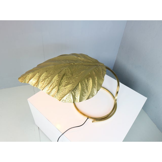 Metal Rhubarb Table Lamp by Tommaso Barbi for Bottega Gadda, 1970 For Sale - Image 7 of 18