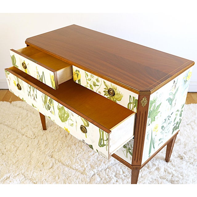 Gustavian Chest attributed to Josef Frank from CAM Lindman Nordens Flora, Sweden, 1940s For Sale - Image 6 of 8