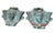 Pair of Vintage Neoclassical Cast Bronze Maiden Mask Wall Fountain For Sale - Image 4 of 12