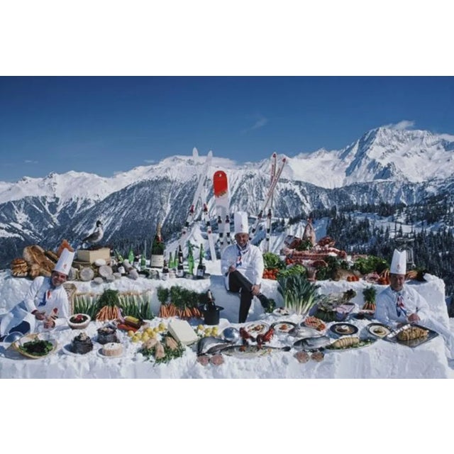 Slim Aarons, Culinary Heights, Estate Stamped Photographic Print, 1987 / 2020s For Sale