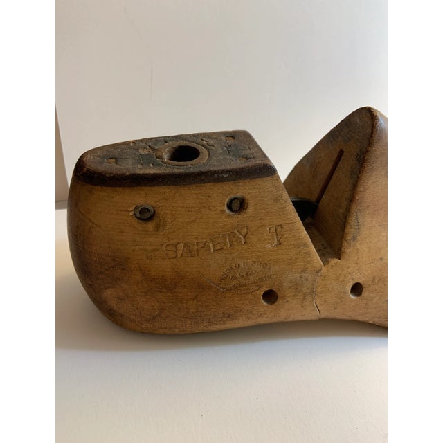 1920s Antique Maple Shoe Form For Sale - Image 5 of 8