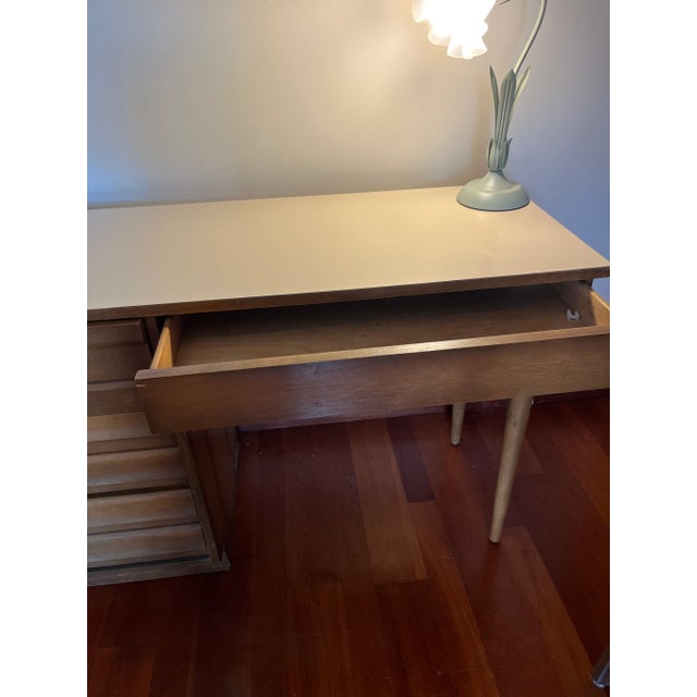 Mid-Century Modern 1960s Mid-Century Modern Desk American Martinsville For Sale - Image 3 of 12