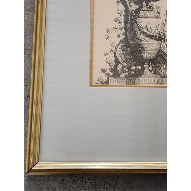 2000 - 2009 Vintage French Neoclassical Style Etching Reproduction After Gilles-Paul Cauvet For Sale - Image 5 of 10