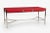 Arthur Elrod Custom Desk, Manufactured by Pace; features a red lacquered Desk Top with three pencil drawers with solid...