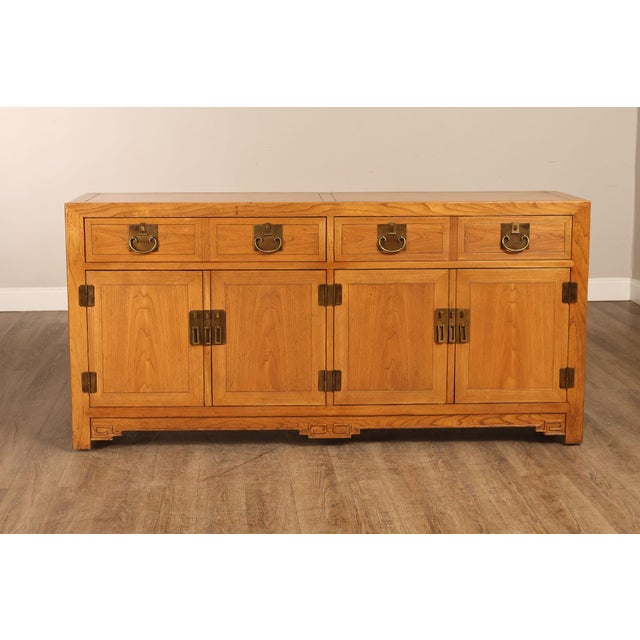 Baker Asian Style Hardwood Buffet Sideboard For Sale - Image 15 of 18