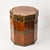 A unique and fine piece of antique furniture, this rare mahogany chest features brass reinforcements, two handles for...