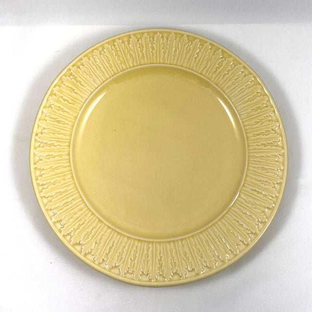 Bordallo Pinheiro Yellow Botanical Serving Platter Chairish