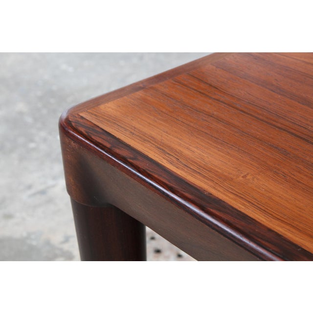 Vintage Rosewood Coffee Table by B.C. Vejle, Denmark, 1960s For Sale - Image 11 of 16