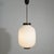 Metal Chandelier in White Opaline Glass and Brass, 1950s For Sale - Image 7 of 14