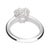 Lugano Gia 2.00 Carat Old Mine Cut Diamond 18k White Gold Engagement Ring, Size 6 For Sale In Los Angeles - Image 6 of 8