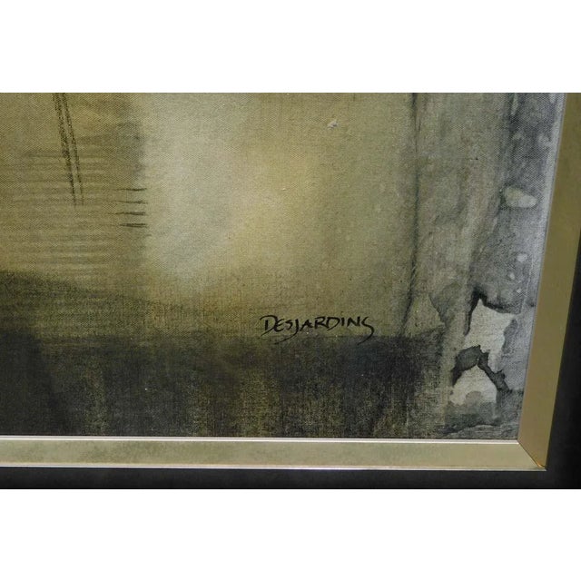 Impressionist Andre Desjardins "Seasons" Original Oil on Canvas Custom Frame Hand Signed For Sale - Image 3 of 6