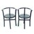 Black Oak Dining Chairs, Fomer Czechoslovakia 1930s, Set of 4 For Sale - Image 15 of 18
