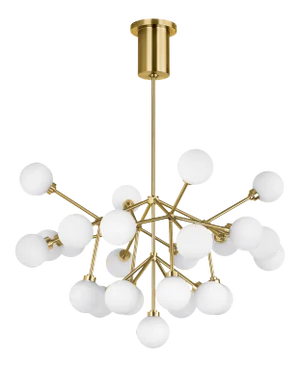 Visual Comfort Modern Mara Chandelier LED Aged Brass