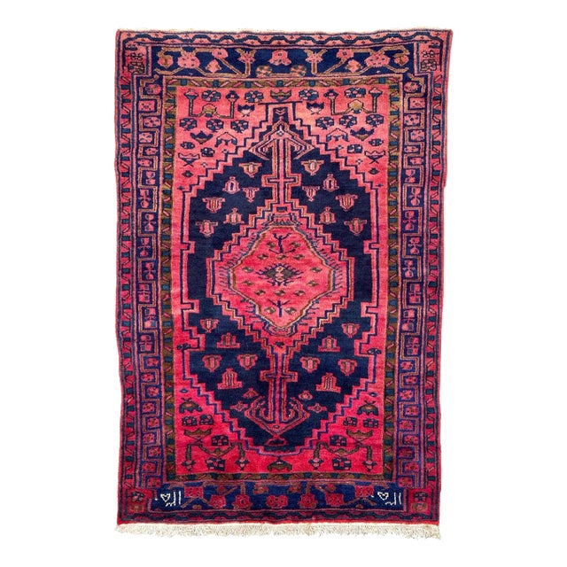 Vintage Kurdish Tribal Rug For Sale