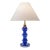 1920`s Italian Antique Murano Glass Table Lamp, Handblown Cobalt Blue Crystal, Barovier & Toso Style - Rewired For Sale