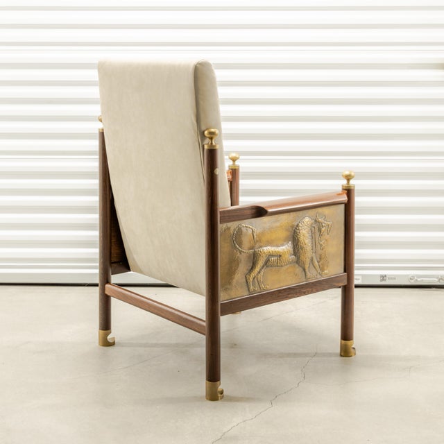 1970s 1970s Attributed to Ib Kofod-Larsen | King Solomon Armchair For Sale - Image 5 of 10