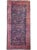 Semi-Kelleh Garrus Design in Berry, Plum & Indigo Rug 7.9 x 16.3 For Sale - Image 13 of 13