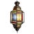 Beautiful extra large vintage hand crafted Moroccan chandelier with red, blue, green, and frosted glass. Great statement...