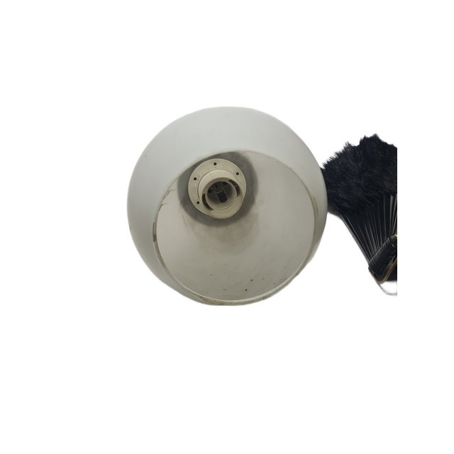 Metal Art Deco Pendant Lamp, Poland, 1950s For Sale - Image 7 of 9