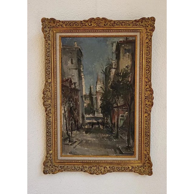 Bruno Martini, Ruelle de Venise, Oil on Canvas, Framed For Sale - Image 11 of 11