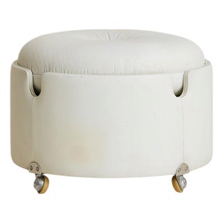 Italian Dilly Dally Pouf by Luigi Massoni for Poltrona Frau, 1968 - 2 Available For Sale