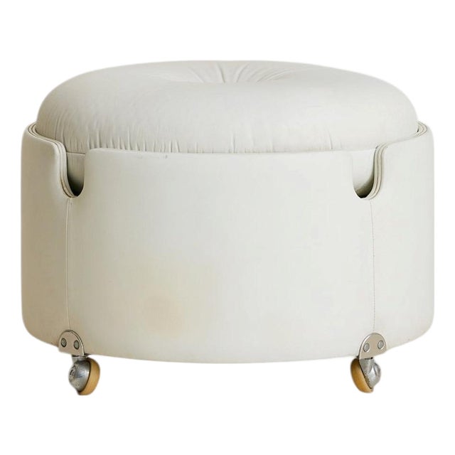 Italian Dilly Dally Pouf by Luigi Massoni for Poltrona Frau, 1968 - 2 Available For Sale