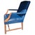Step Back Into Mid-Century Elegance With This Stunning Vintage Lounge Chair and Matching Ottoman Set For Sale - Image 4 of 9