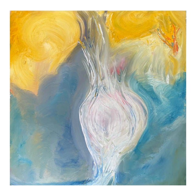 Matthew Izzo Oil Painting on Canvas, Titled Bloom 20” X 20” For Sale