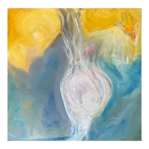 Matthew Izzo Oil Painting on Canvas, Titled Bloom 20” X 20”
