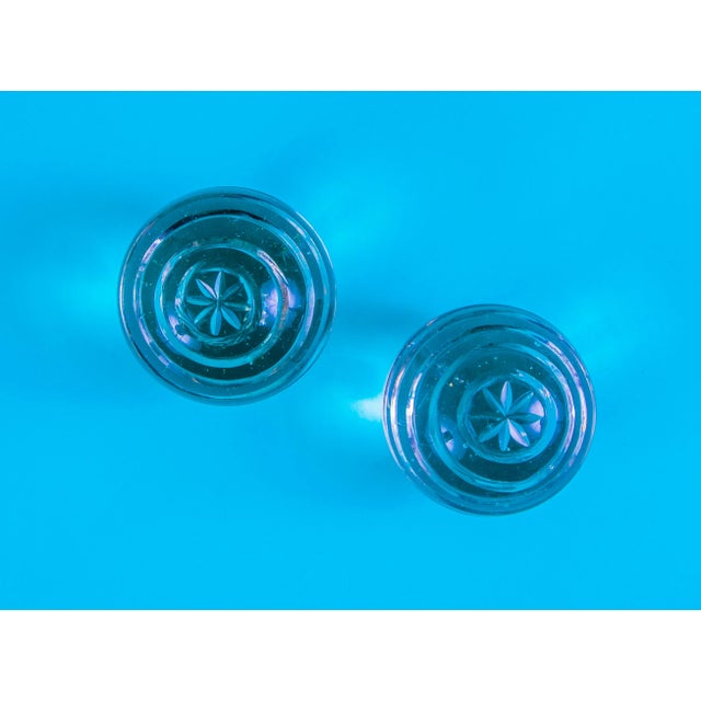 Mid-Century Modern Grooved Glass Bookends For Sale - Image 3 of 10