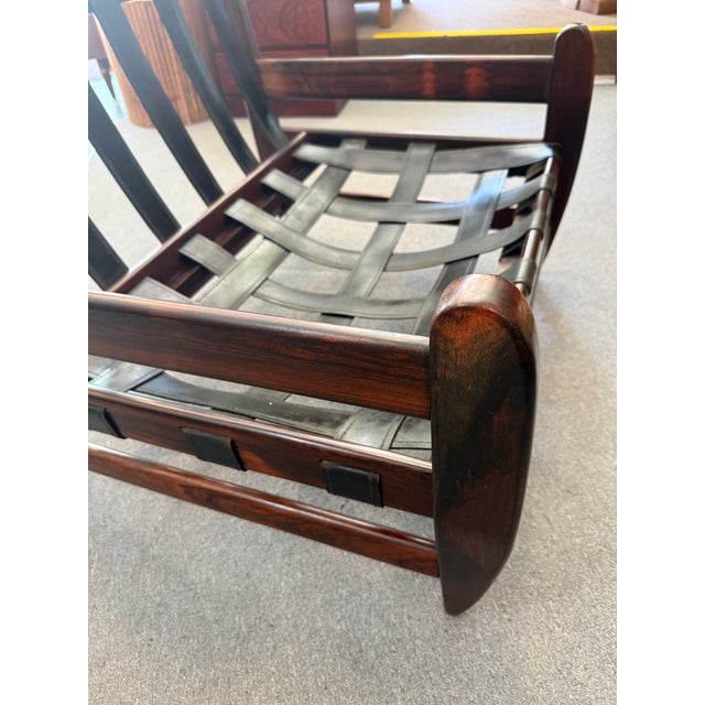Brazilian Jacaranda Wood Easy Chair Designed by Jean Gillon C1960s For Sale - Image 11 of 14