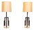 Hollywood Regency Table Lamps in Brass and Chrome, 1970s, Set of 2 For Sale