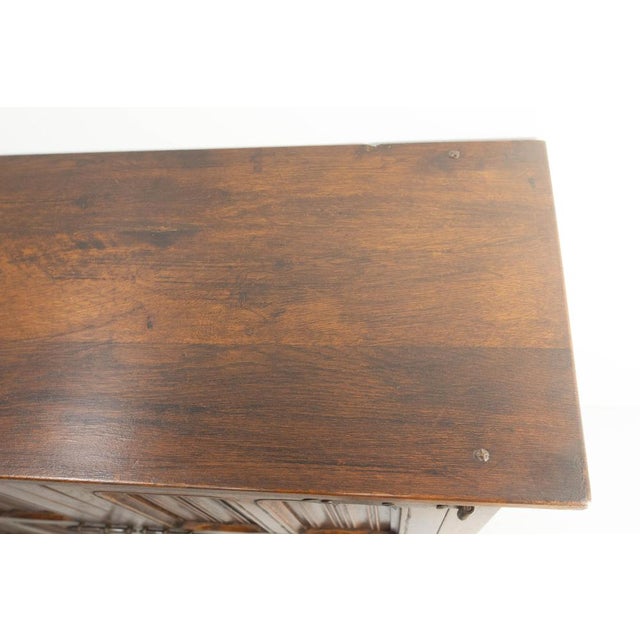 Spanish Buffet in Oak and Wrought Iron, 1960 For Sale - Image 10 of 16