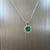 Natural Emerald Diamond Pendant With Chain 17.5" 14k WG 1.35 TCW Certified For Sale - Image 11 of 14