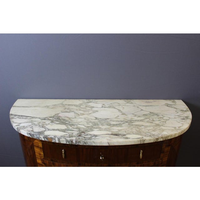 Art Deco Half Moon Commode, 1925 For Sale - Image 10 of 16