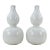 Pair of Celadon Glazed Triple-Neck Double Gourd Vases For Sale