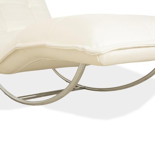 Woow Lounger in White Leather from Willi Schillig For Sale - Image 4 of 10