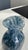 Marbled Blue Blown Glass Carafe with Transparent Handle from Sarner Glas, 1960s For Sale - Image 6 of 14