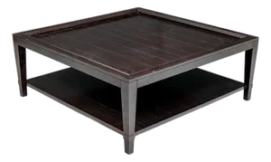 Bernhardt Vintage Patina Solid Mahogany Square Coffee Table