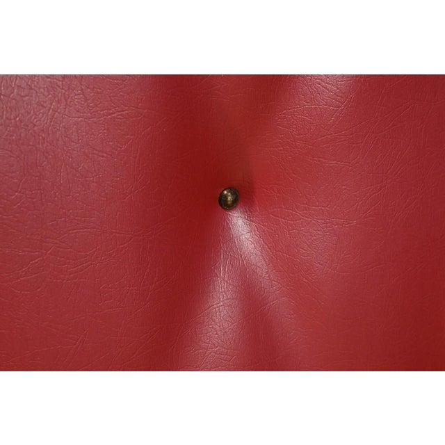 Brown 1st Part 20th Century Screen with 4 Leaves in Mahogany, 1920s For Sale - Image 8 of 18