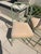 Green Vintage Powder Coated Brown Jordan Green Calcutta Chinoiserie Patio Dining Set For Sale - Image 8 of 12