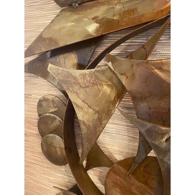 Brutalist Mid-Century XL Brutalist Wall Sculpture For Sale - Image 3 of 13