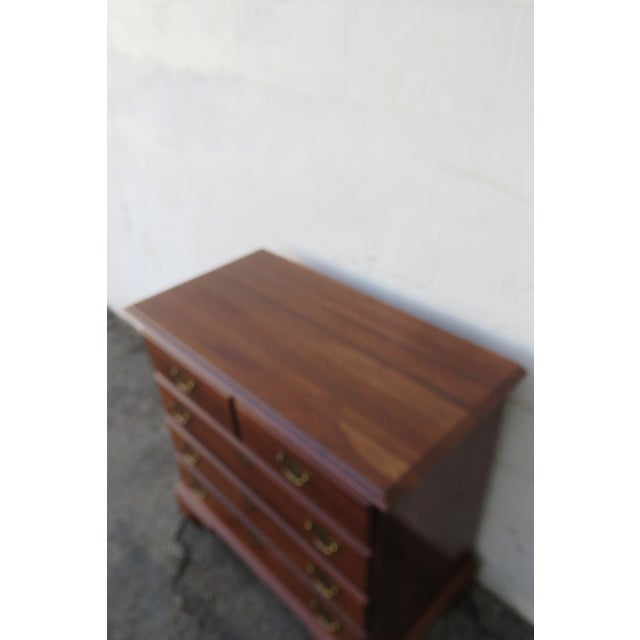 Jamestown Sterling Solid Cherry Low Dresser Bathroom Vanity 5606 For Sale - Image 9 of 11