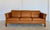 Mid-Century Danish Cognac Three Seater Sofa by Morgans Hansen For Sale - Image 5 of 18