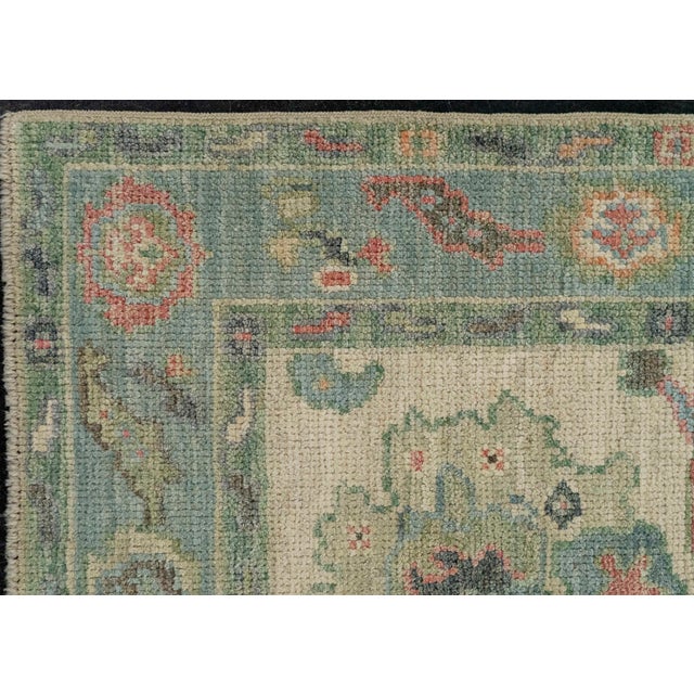 Early 21st Century Turkish Oushak Rug 2'7" x 10'3" #20200 For Sale - Image 5 of 8