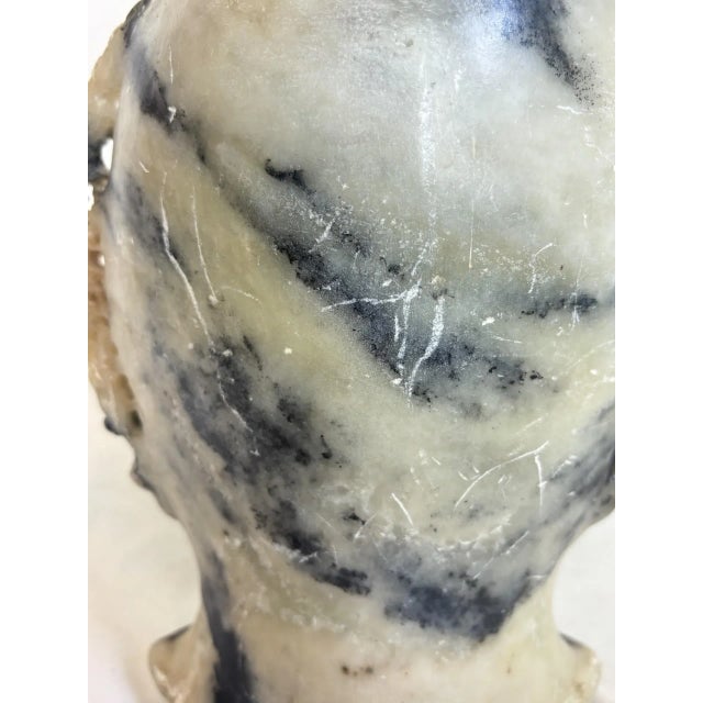 Early 20th Century Carved Soapstone Vase For Sale - Image 9 of 9